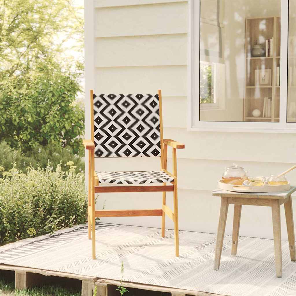 Garden Chairs Solid Acacia Wood 8