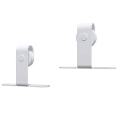 vidaXL Mini Sliding Cabinet Door Kit Carbon Steel White 200 cm 5