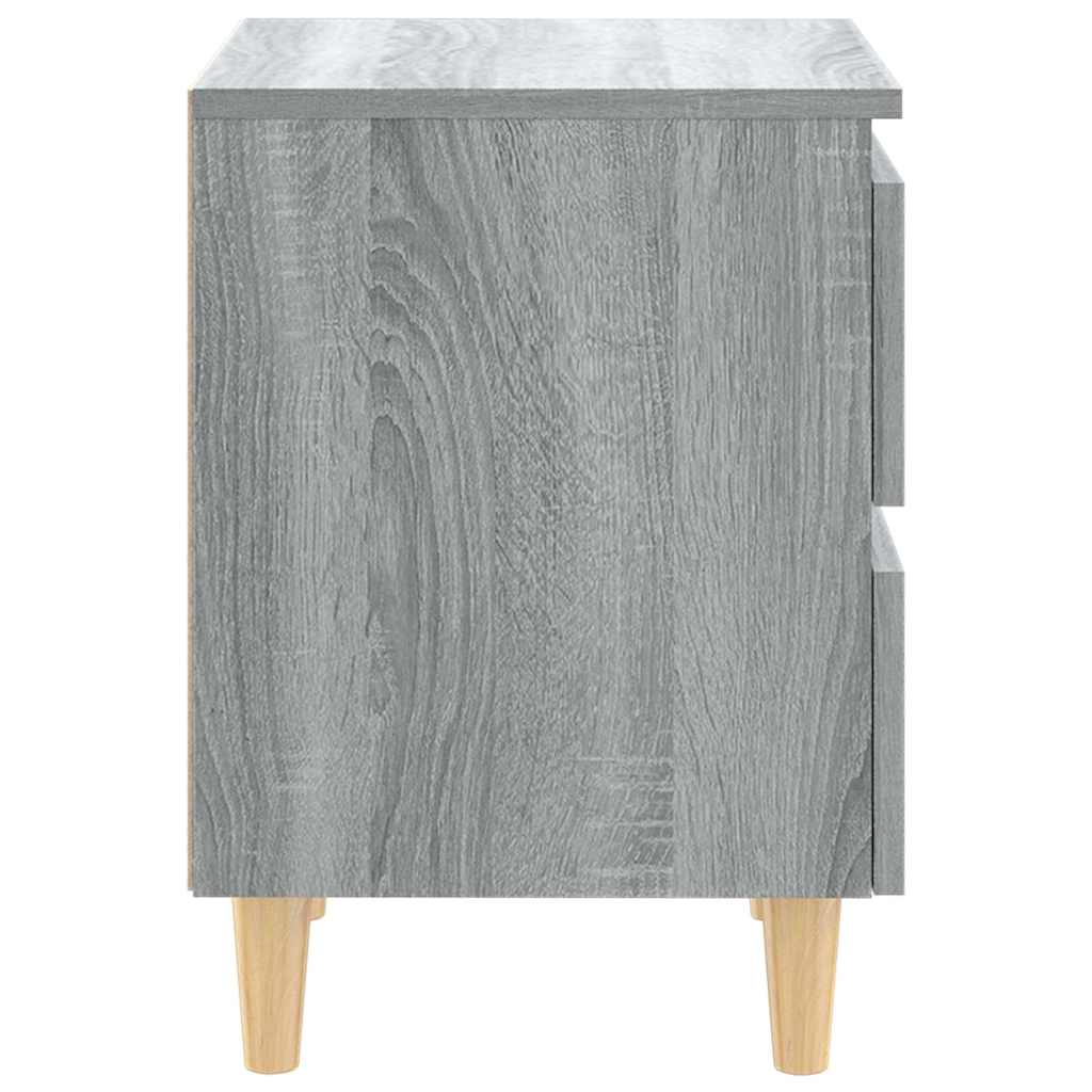 vidaXL Bed Cabinet | Set of 2 | Grey sonoma 5