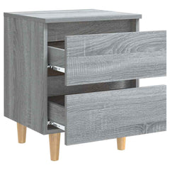 vidaXL Bed Cabinet | Set of 2 | Grey sonoma 6