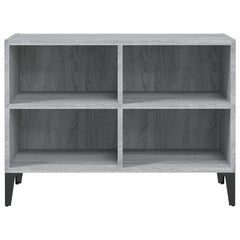 vidaXL TV Cabinet with Metal Legs Grey Sonoma 69.5x30x50 cm 4