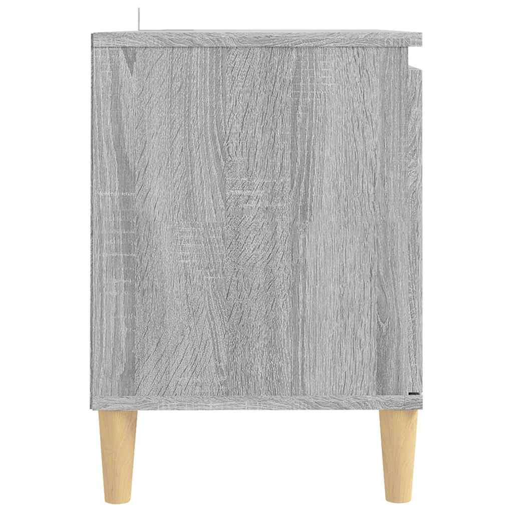 vidaXL TV Cabinet | Grey Sonoma | Engineered Wood | Medium | TV Cabinet 5