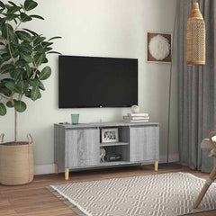 vidaXL TV Cabinet | Grey Sonoma | Engineered Wood | Medium | TV Cabinet 1