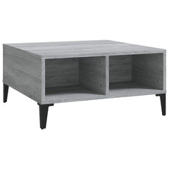 vidaXL Coffee Table | Grey sonoma | Engineered wood, metal | Medium 2