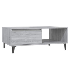 vidaXL Coffee Table Grey Sonoma 90x60x35 cm Engineered Wood 2