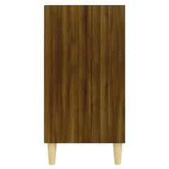 vidaXL Sideboard | Brown Oak | Engineered Wood, Solid Eucalyptus | Sideboard 5