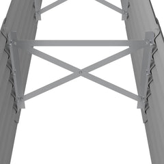 vidaXL Garden Raised Bed Galvanised Steel 224x40x36 cm Grey 5