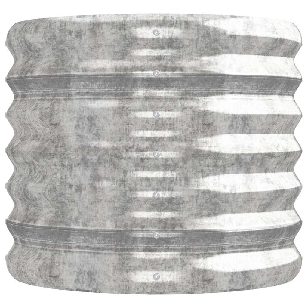 vidaXL Garden Raised Bed Galvanised Steel 224x40x36 cm Silver 4