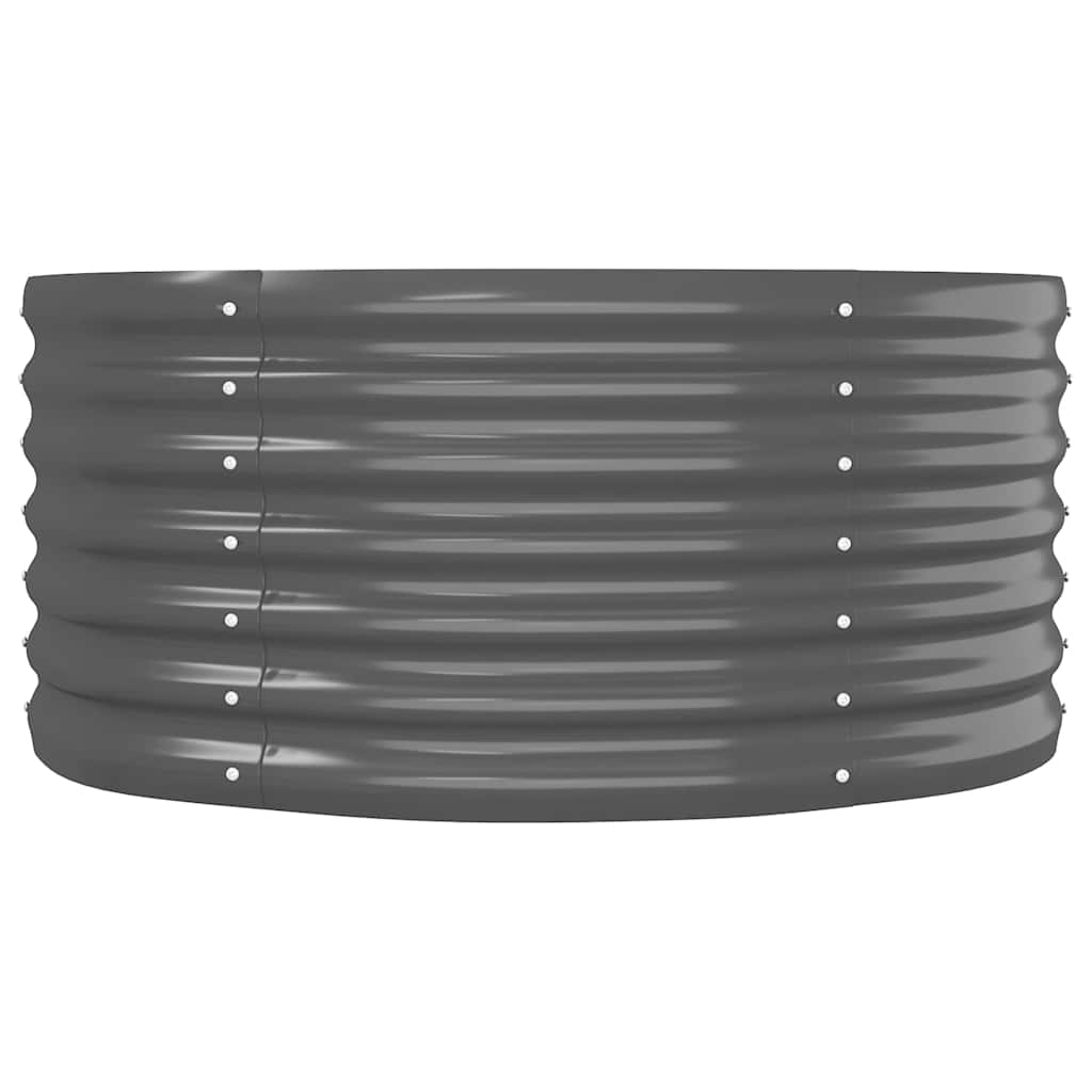 vidaXL Garden Raised Bed | Anthracite | Powder-coated steel 4