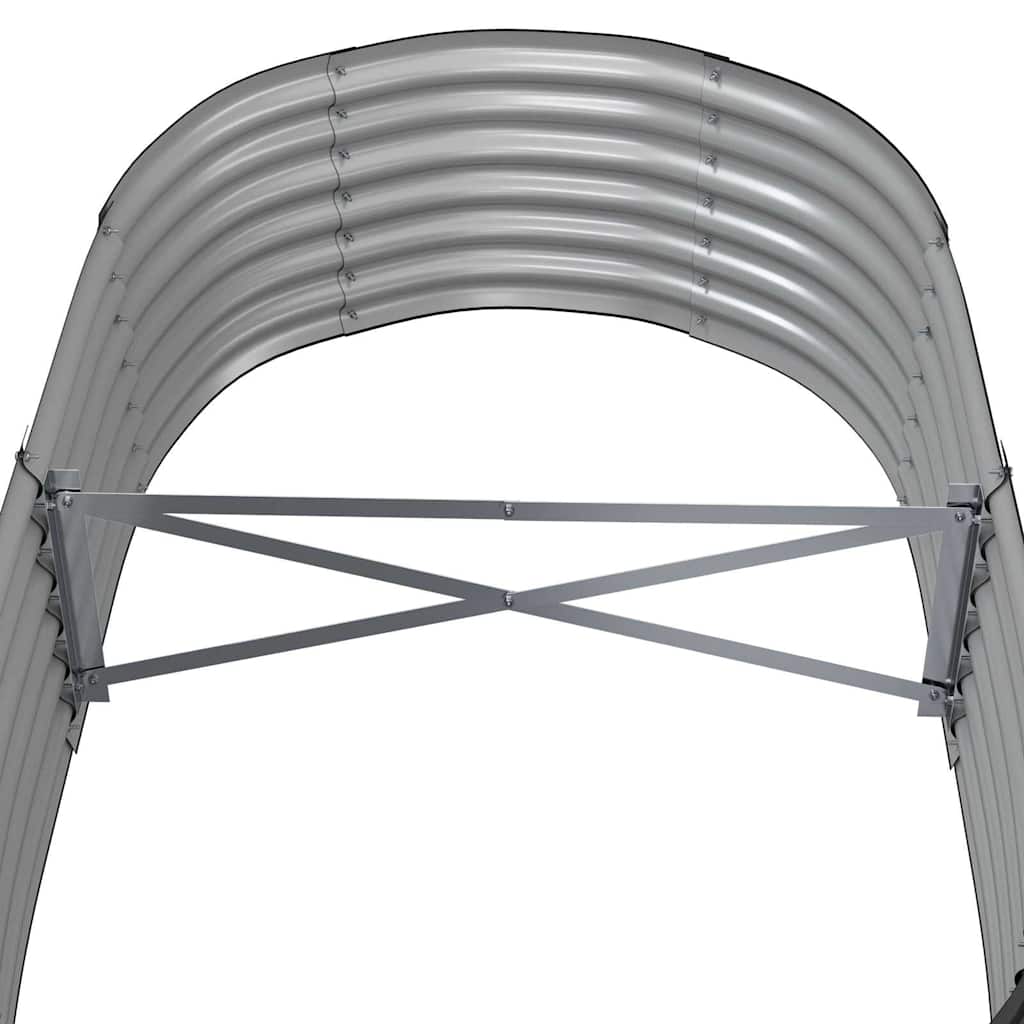 vidaXL Garden Raised Bed | Anthracite | Powder-coated steel 5