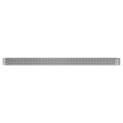 vidaXL Garden Raised Bed Galvanised Steel 440x80x36 cm Silver 3