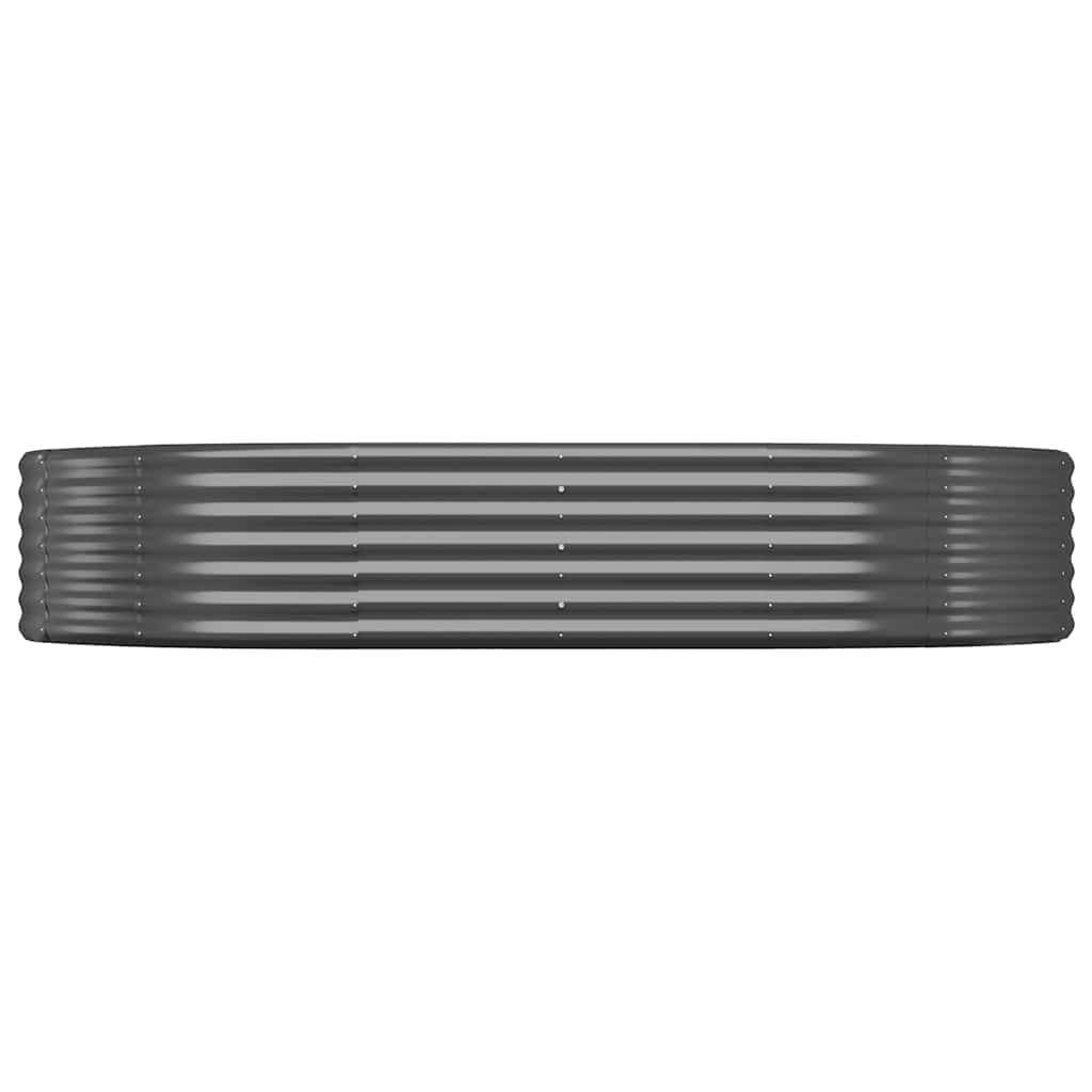 vidaXL Garden Raised Bed | Anthracite | Powder-coated steel 3