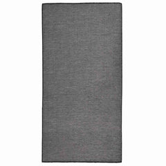 vidaXL Outdoor Flatweave Rug 100x200 cm Grey 1