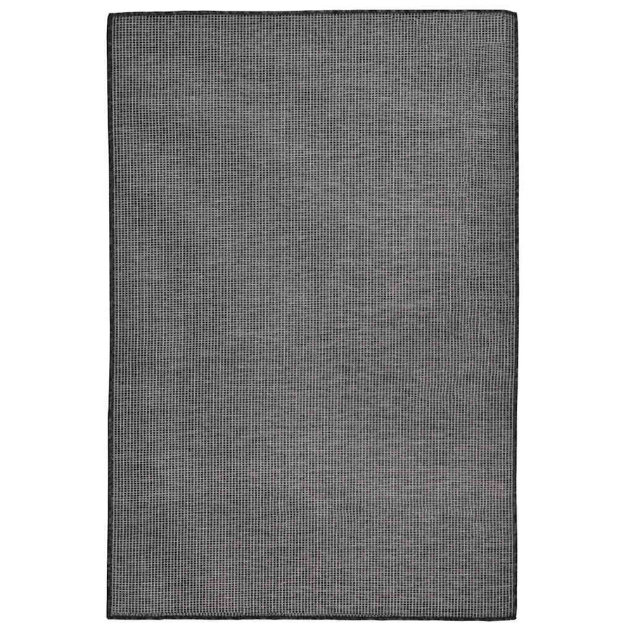 vidaXL Outdoor Flatweave Rug 120x170 cm Grey 1