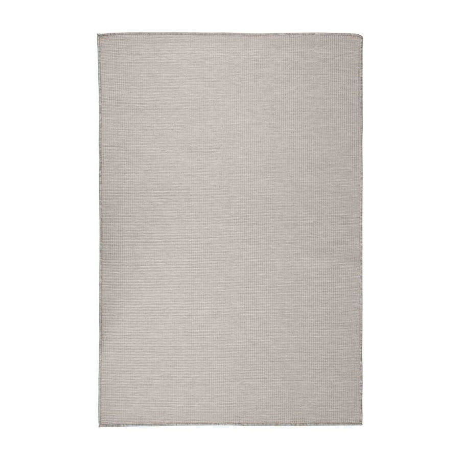 vidaXL Outdoor Flatweave Rug 120x170 cm Light Grey 1