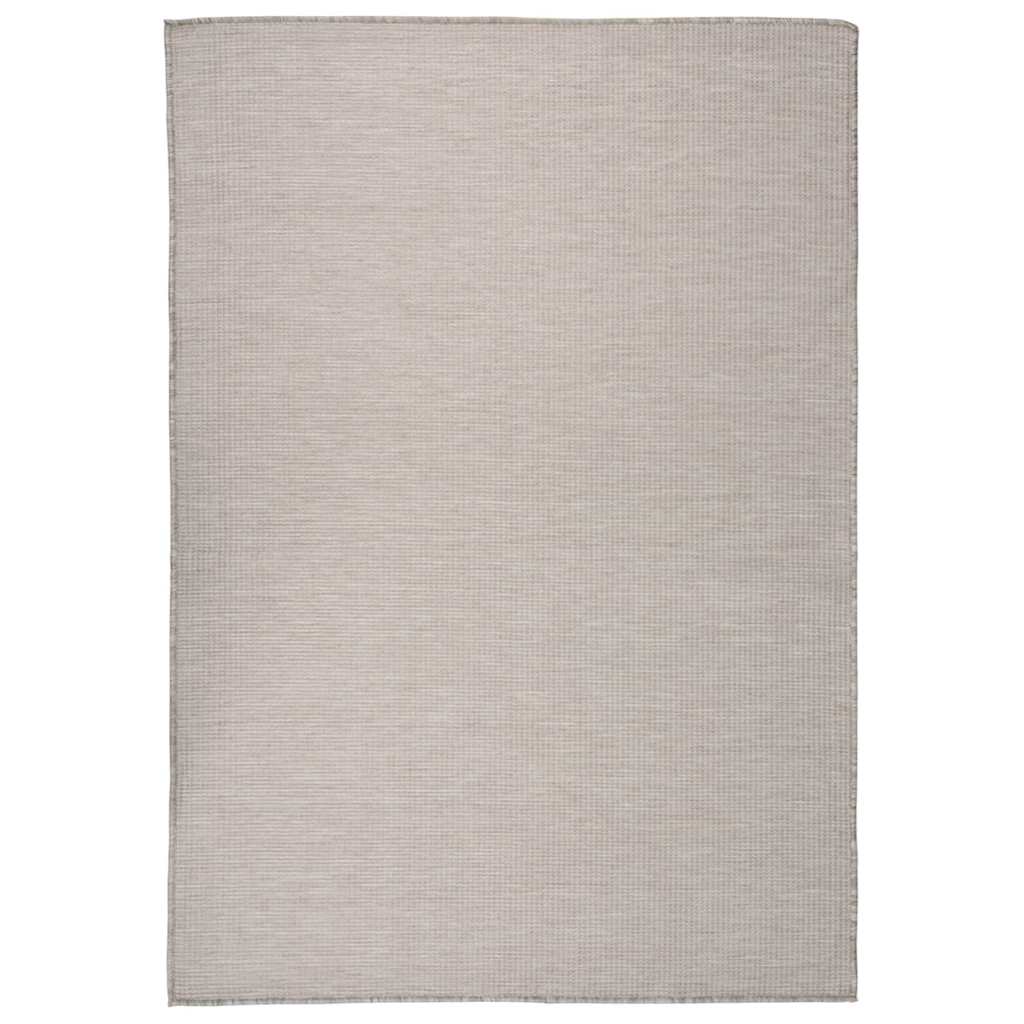 Outdoor Flatweave Rug 160x230 cm Width 160 cm Light grey