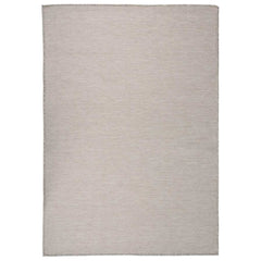 Outdoor Flatweave Rug 160x230 cm Width 160 cm Light grey