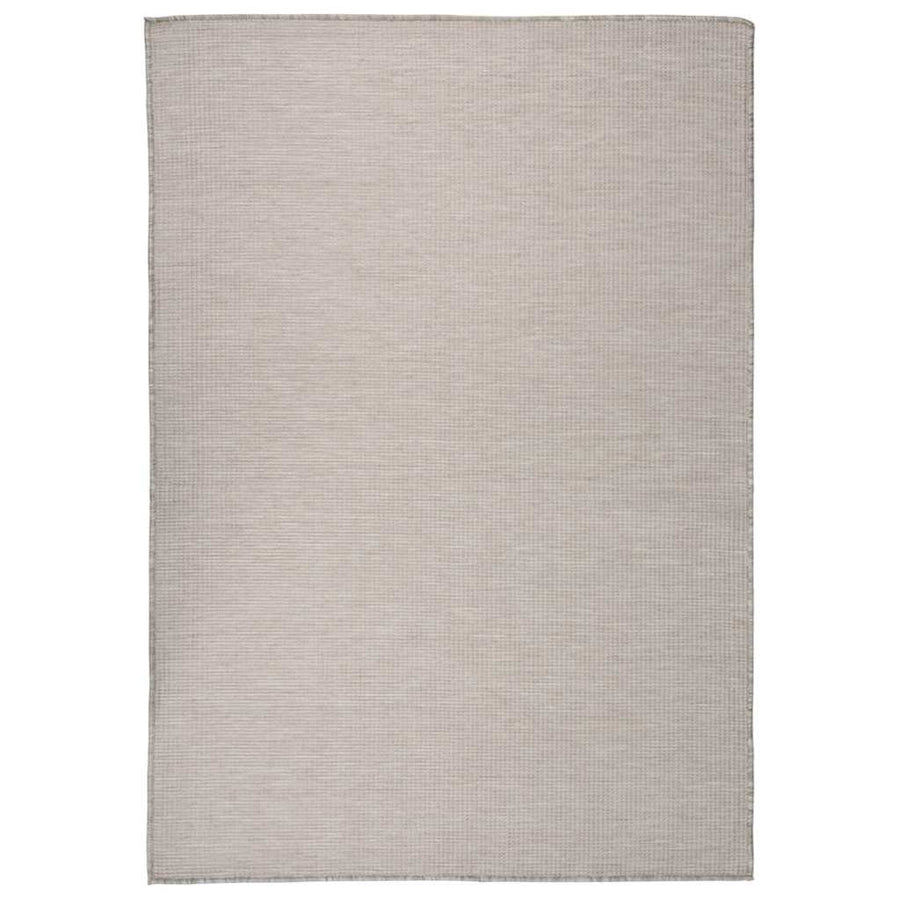 vidaXL Outdoor Flatweave Rug 160x230 cm Light Grey 1