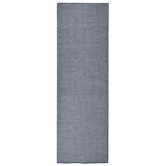 vidaXL Outdoor Flatweave Rug 80x250 cm Blue 1
