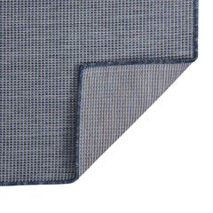 vidaXL Outdoor Flatweave Rug 80x250 cm Blue 2