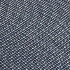 vidaXL Outdoor Flatweave Rug 100x200 cm Blue 5