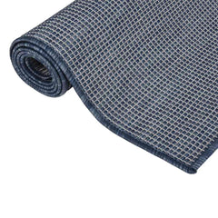vidaXL Outdoor Flatweave Rug 120x170 cm Blue 3