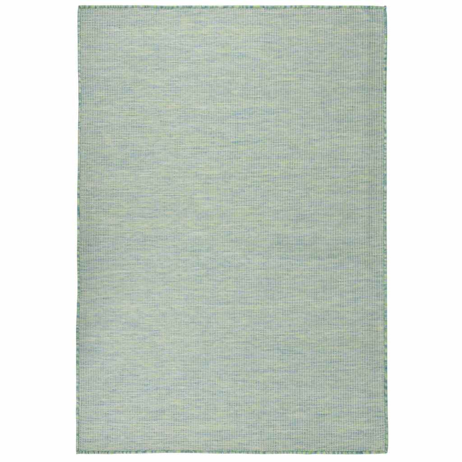 vidaXL Outdoor Flatweave Rug 160x230 cm Turquoise 1