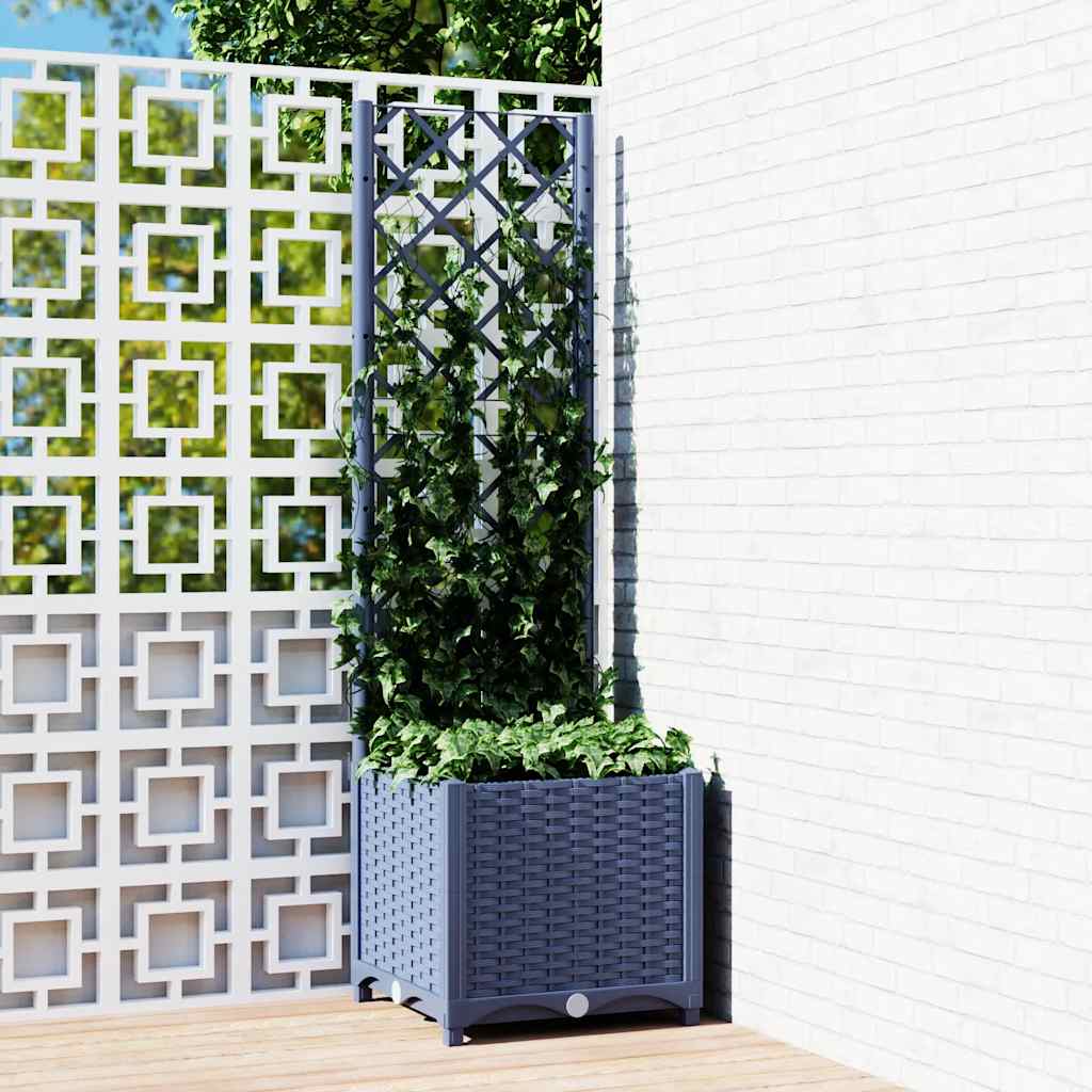 vidaXL Garden Blue Grey 40 x 40 x 136 cm 1