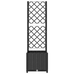 vidaXL Garden Black 40 x 40 x 136 cm 4