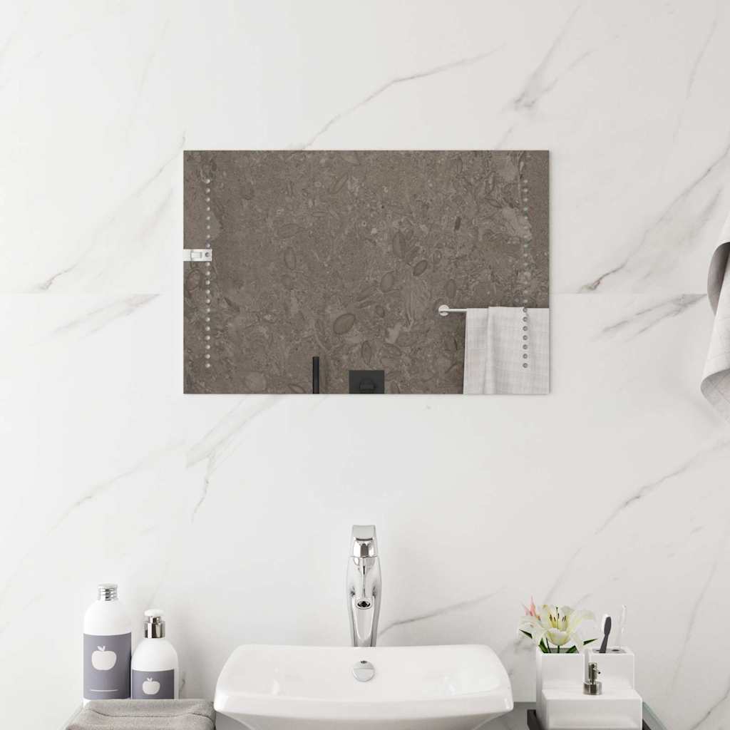 vidaXL LED Bathroom Mirror 60x40 cm 3