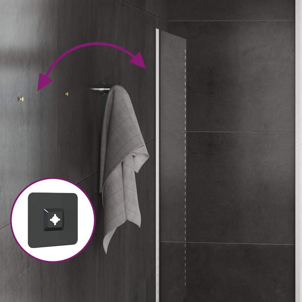 vidaXL LED Bathroom Mirror 60x40 cm 4