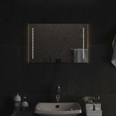 vidaXL LED Bathroom Mirror 60x40 cm 1
