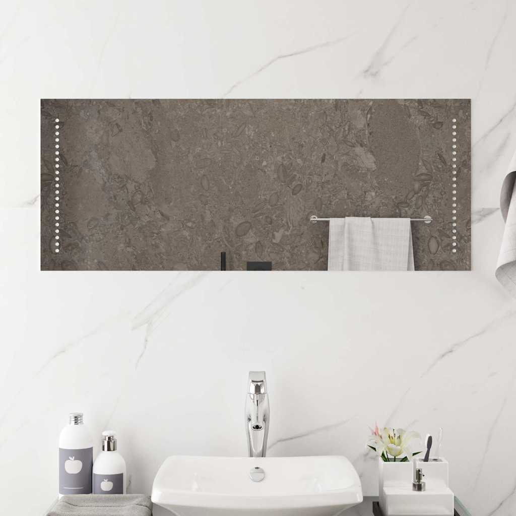 vidaXL LED Bathroom Mirror 100x40 cm 3