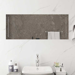 vidaXL LED Bathroom Mirror 100x40 cm 3