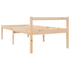 Senior Bed without Mattress 90x190cm Single Natural 2FT6 Small Single