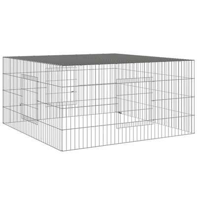 Rabbit Cage 110x110x55 cm Galvanised Iron