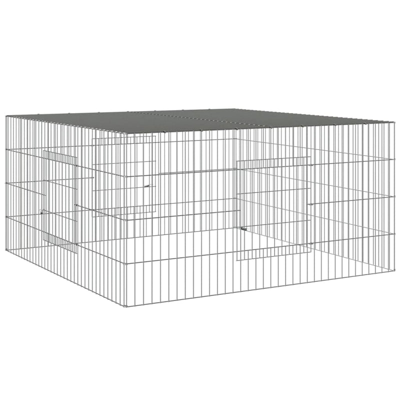 Rabbit Cage 110x110x55 cm Galvanised Iron