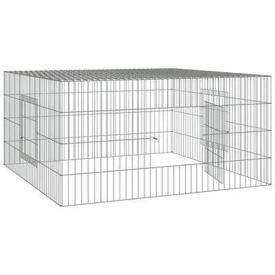 Rabbit Cage 110x110x55 cm Galvanised Iron