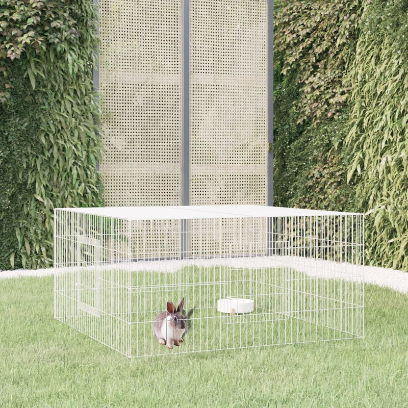 Rabbit Cage 110x110x55 cm Galvanised Iron