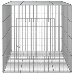 vidaXL Rabbit Cage 78x54x54 cm Galvanised Iron 5