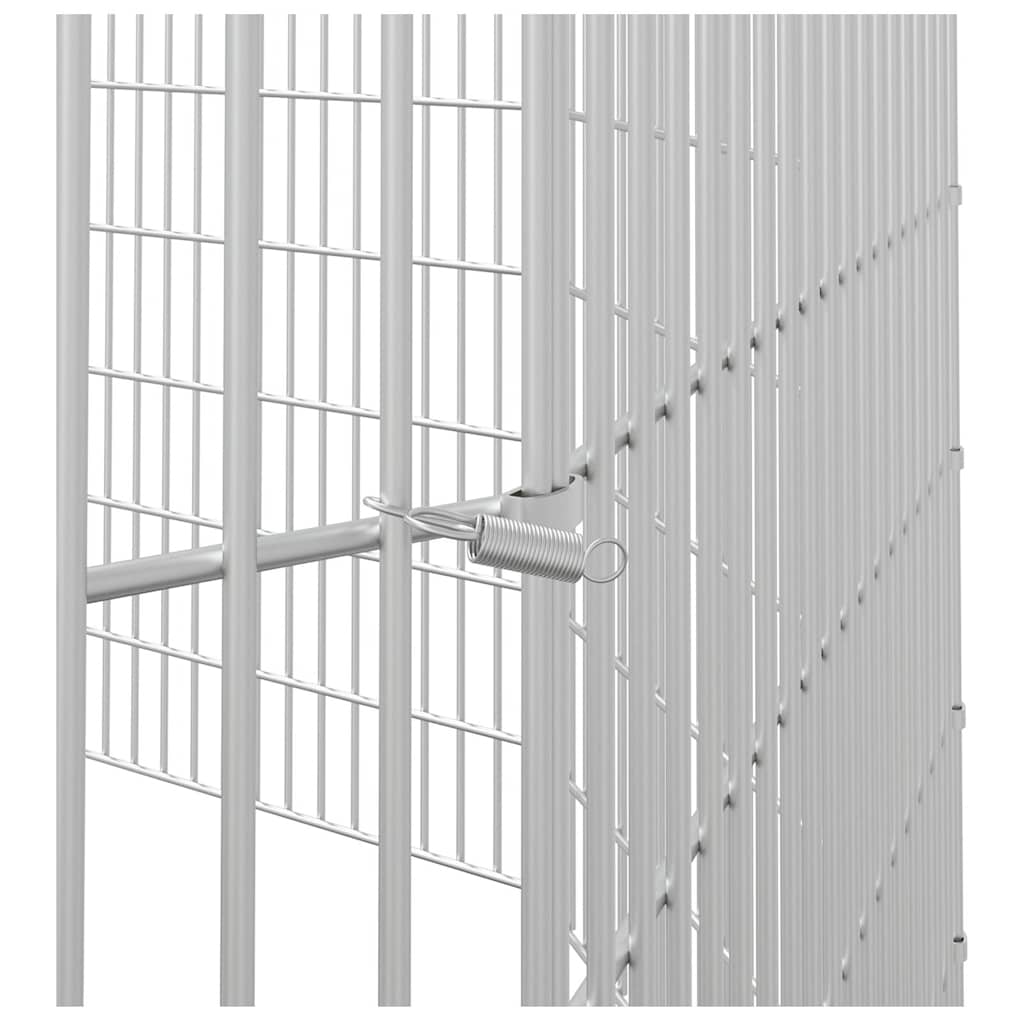 vidaXL Free Range Animal Enclosure 10-Panel 54x60 cm Galvanised Iron 6