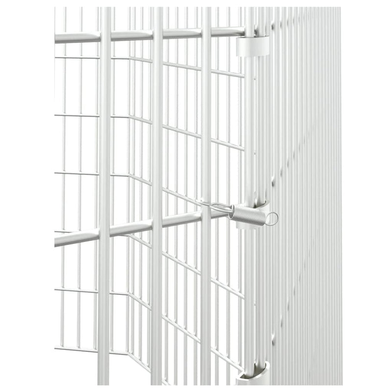 8-Panel Rabbit Cage 54x80 cm Galvanised Iron