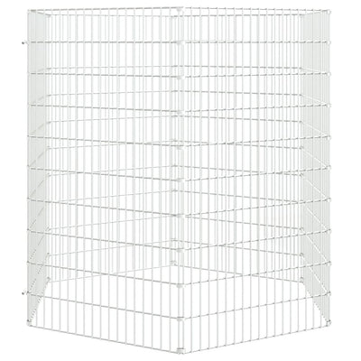 6-Panel Rabbit Cage 54x100 cm Galvanised Iron