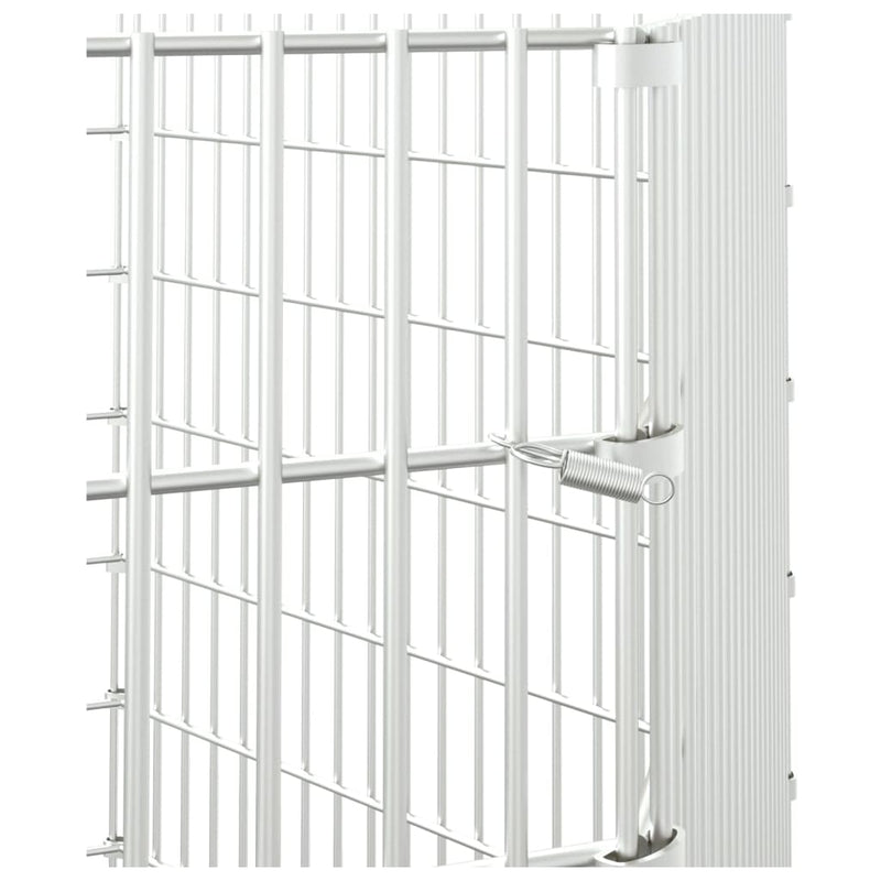 6-Panel Rabbit Cage 54x100 cm Galvanised Iron