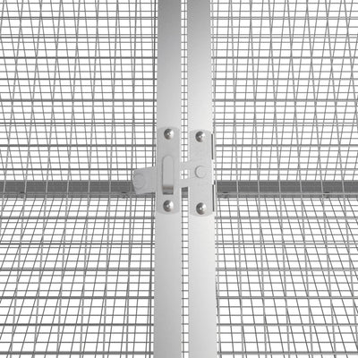 Rabbit Cage Anthracite 201.5x80.5x71 cm Galvanised Steel