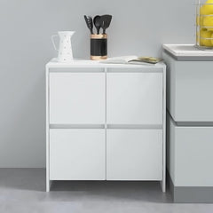 Sideboards 2 pcs 70x41x75 cm Engineered Wood White