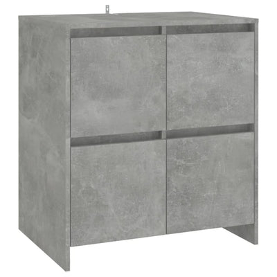 Sideboards 2 pcs Concrete Grey 70x41x75 cm Engineered Wood