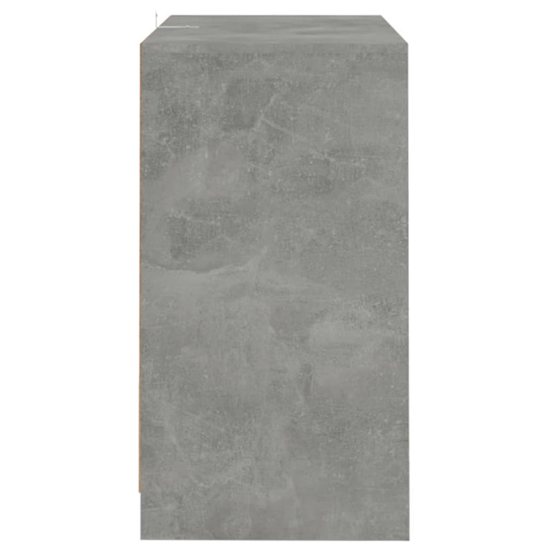 Sideboards 2 pcs Concrete Grey 70x41x75 cm Engineered Wood