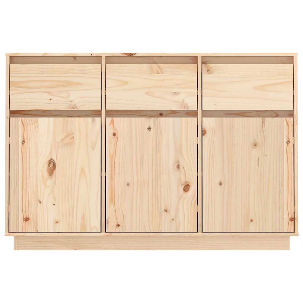 vidaXL Sideboard 111x36x75 cm Solid Wood Pine 4