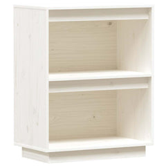 vidaXL Console Cabinet | White | Solid Pine Wood | Medium | Console Cabinet 2